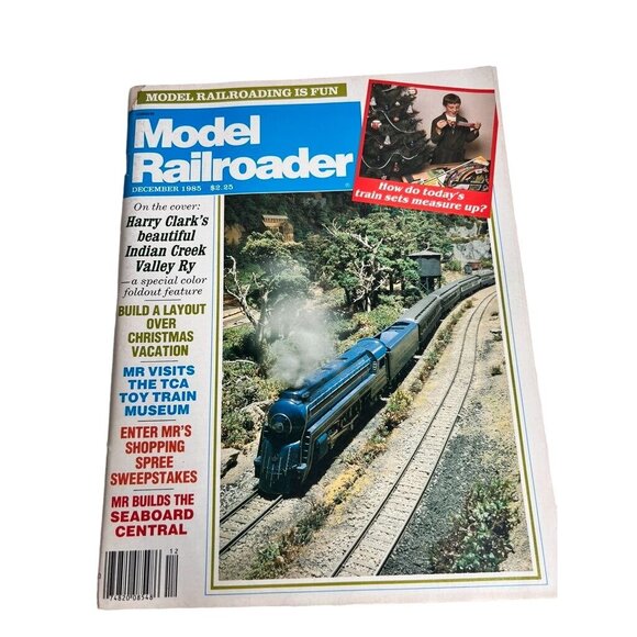 Vintage Model Railroader Magazines 1985 Lot of 8 Issues Trains - Picture 16 of 16